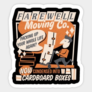 Farewell Moving Co. Sticker